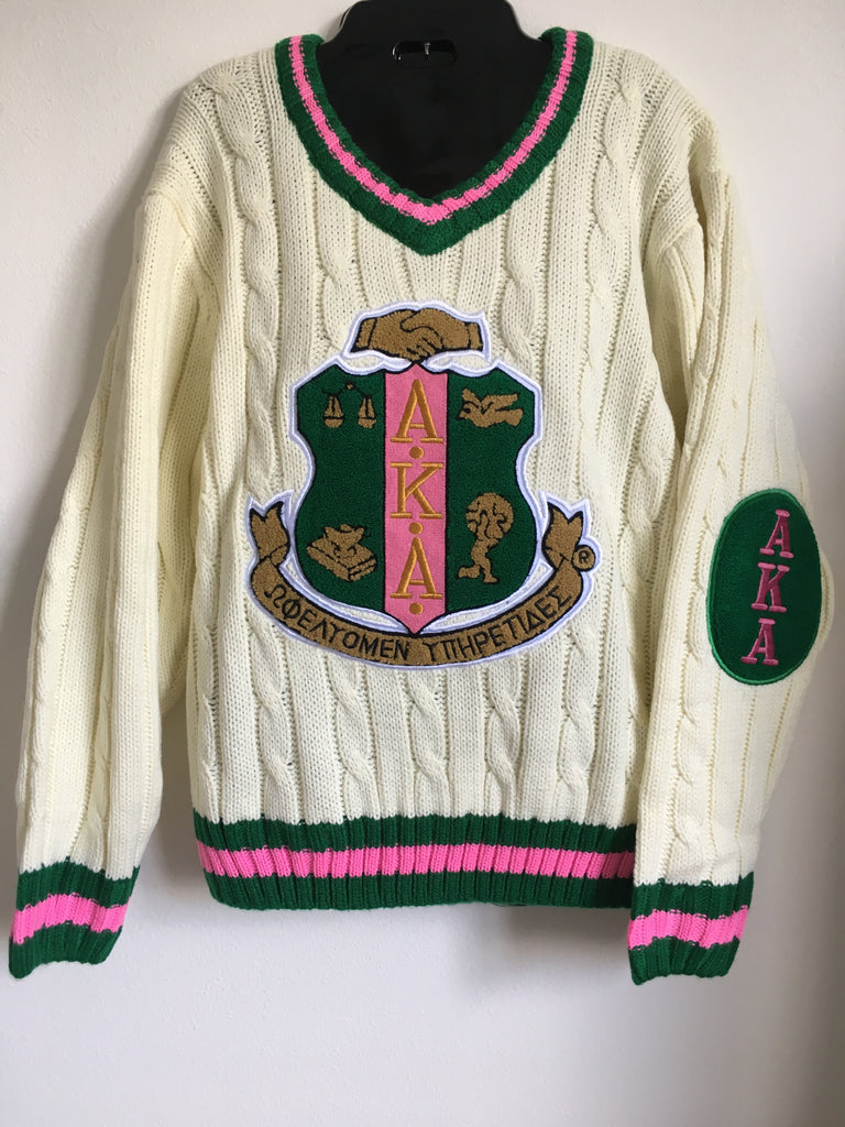 Aka letterman outlet sweater